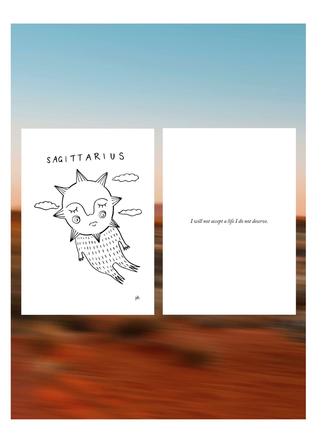 Zodiac Affirmations Print Series